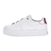 Guess Giella Sneakers Dames Wit/Roze Guess , White , Dames