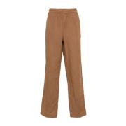 Wide Trousers Aspesi , Brown , Heren