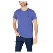 Heren T-Shirt Mick Collectie Lente/Zomer U.s. Polo Assn. , Purple , He...