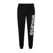 Sweatpants Moschino , Black , Heren