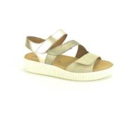 Taupe Sand Velcro Sneakers Gabor , Beige , Dames