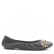 Pre-owned Leather flats Givenchy Pre-owned , Black , Dames