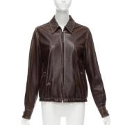 Pre-owned Leather outerwear Marni Pre-owned , Brown , Dames