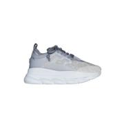 Pre-owned Fabric sneakers Versace Pre-owned , Gray , Dames