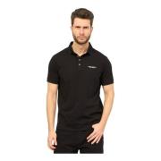 Zwarte Polo Shirt met Klassieke Details Armani Exchange , Black , Here...
