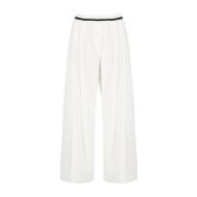 Wide Trousers Brunello Cucinelli , White , Dames