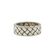 Pre-owned Silver rings Bottega Veneta Vintage , Gray , Dames