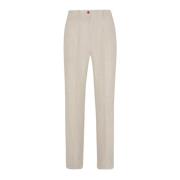 Straight Trousers Kiton , Beige , Dames