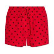 Zijden shorts voor 40-jarig jubileum Moschino , Red , Dames