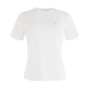 Stijlvolle korte mouw T-shirt voor vrouwen Anna Van Toor , Beige , Dam...