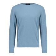 Fijngebreide Pullover Regular-Fit Italië Roberto Collina , Blue , Here...