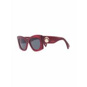 Lnv605S 602 Sunglasses Lanvin , Red , Dames