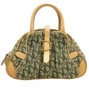 Pre-owned Canvas handbags Dior Vintage , Green , Dames