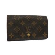 Pre-owned Canvas wallets Louis Vuitton Vintage , Brown , Dames