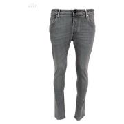 Orvieto Brown Label Grijze Jeans Hand Picked , Gray , Heren