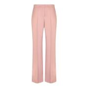 Elegante roze broek met uitlopende pijpen Pinko , Pink , Dames