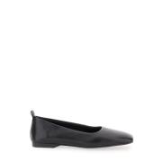 Zwarte Leren Platte Schoenen Delia Vagabond Shoemakers , Black , Dames