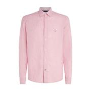Casual Shirts Tommy Hilfiger , Pink , Heren