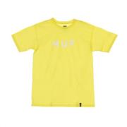 Essentials Logo Geel Streetwear T-shirt HUF , Yellow , Heren