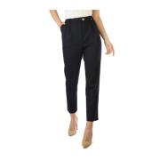 Cropped Trousers Tommy Hilfiger , Blue , Dames
