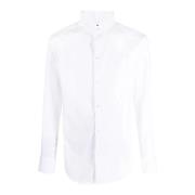 Witte Overhemd met Franse Kraag Emporio Armani , White , Heren