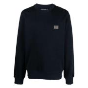 Blauwe Sweaters voor Mannen Dolce & Gabbana , Blue , Heren