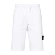 Casual Shorts Stone Island , White , Heren