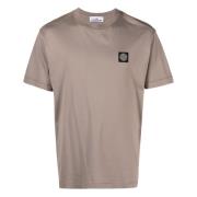 Duifgrijs T-shirts en Polos Stone Island , Gray , Heren