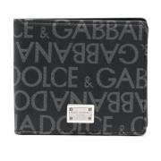 Zwarte Portemonnees voor Mannen Dolce & Gabbana , Black , Heren