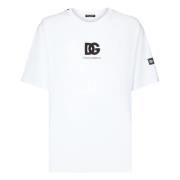 Witte T-shirts en Polos Dolce & Gabbana , White , Heren