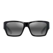 Rechthoekige Gepolariseerde Zonnebril Kaolu 614-02 Maui Jim , Black , ...