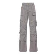 Wide Trousers Elisabetta Franchi , Gray , Dames