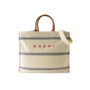 Cotton handbags Marni , Beige , Dames