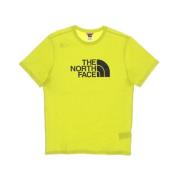 Easy Tee Acid Yellow Streetwear The North Face , Yellow , Heren