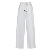 Wide Trousers Etro , White , Dames