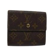 Pre-owned Canvas wallets Louis Vuitton Vintage , Brown , Dames