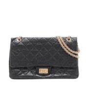 Pre-owned Leather shoulder-bags Chanel Vintage , Black , Dames