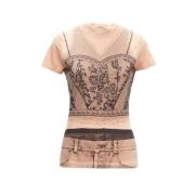 Pre-owned Cotton tops Dior Vintage , Beige , Dames