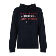 Sweatshirts Diesel , Blue , Heren