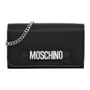 Wallet Moschino , Black , Dames