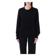 Round-neck Knitwear Saint Laurent , Black , Dames