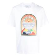 Oranje Terrain Biologisch Katoen T-Shirt Casablanca , White , Heren