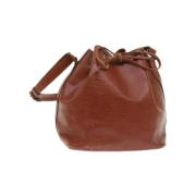 Pre-owned Leather louis-vuitton-bags Louis Vuitton Vintage , Brown , D...