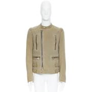 Pre-owned Cotton outerwear Balmain Pre-owned , Green , Dames