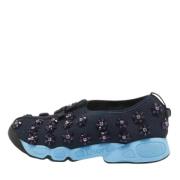 Pre-owned Mesh sneakers Dior Vintage , Blue , Dames