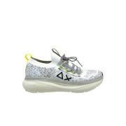 Witte Sneakers Sun68 , Multicolor , Heren