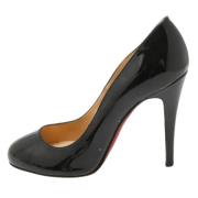 Pre-owned Leather heels Christian Louboutin Pre-owned , Black , Dames