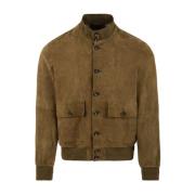 Groene Riverside Seamless Leren Jas The Jack Leathers , Green , Heren