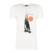 T-Shirts Diesel , White , Heren