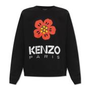 Bedrukte sweatshirt Kenzo , Black , Dames